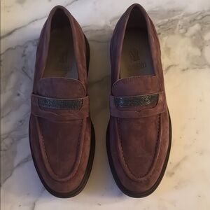 Brunello Cucinelli brown suede Brown Loafers